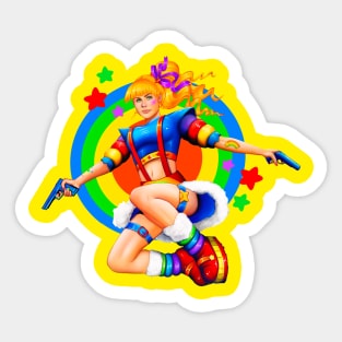 Rainbow Brite tomb raider Sticker